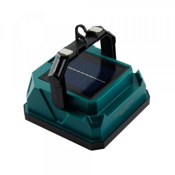 Мощна соларна LED лампа 100W, свети до 15 часа, зарежда се от слънце или ток, с блиц режим, прожектор - CK 688